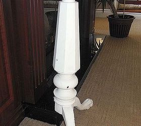 q ideas for re using damaged pedestal and claw legs, chalk paint, painted furniture, repurposing upcycling, The pedestal is solid