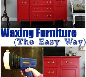 waxing furniture the easy way, painted furniture, One little tool will take your waxing skills from mediocre to amazing