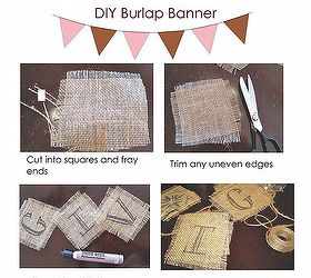 fall in love with burlap thanksgiving plate banner and journal, seasonal holiday d cor, thanksgiving decorations, How to