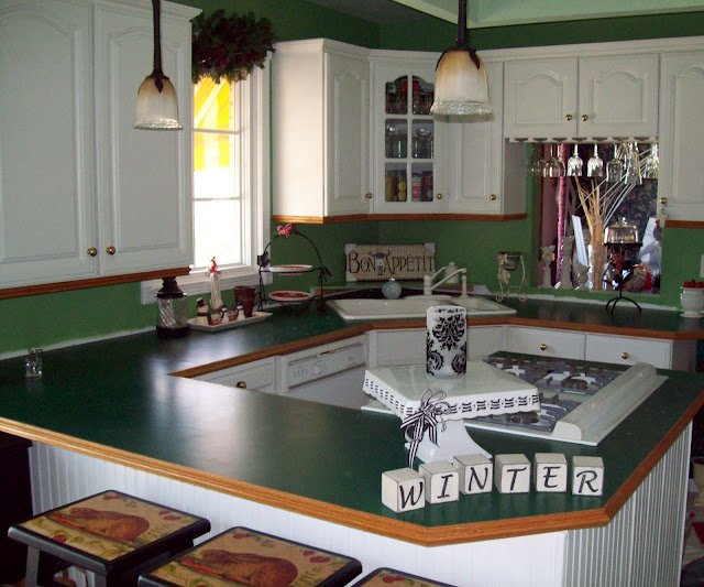 I Painted My Ugly Formica Counters To Look Like Faux Granite