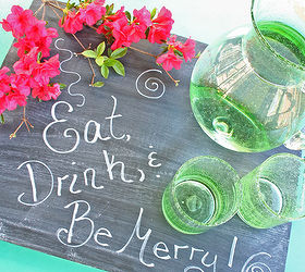 versatile double sided diy outdoor entertaining trays, chalkboard paint, crafts, outdoor living, woodworking projects