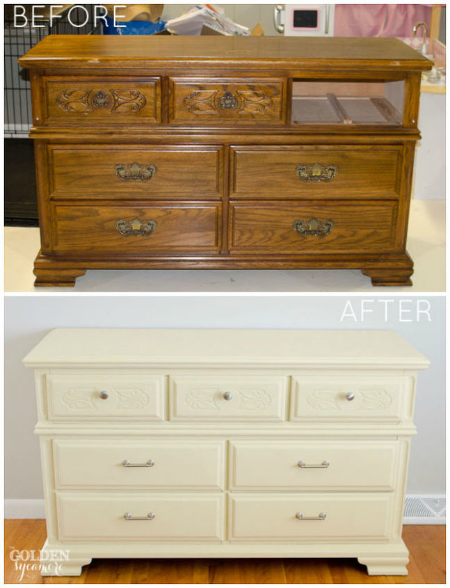 give old furniture a modern look with annie sloan chalk paint, chalk paint, painted furniture, Before and After Give Old Furniture a Modern Look with Annie Sloan Chalk Paint