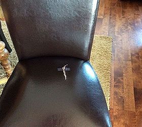 is there a way to fix ripped leather parson chairs, Ripped leather seat parson chair