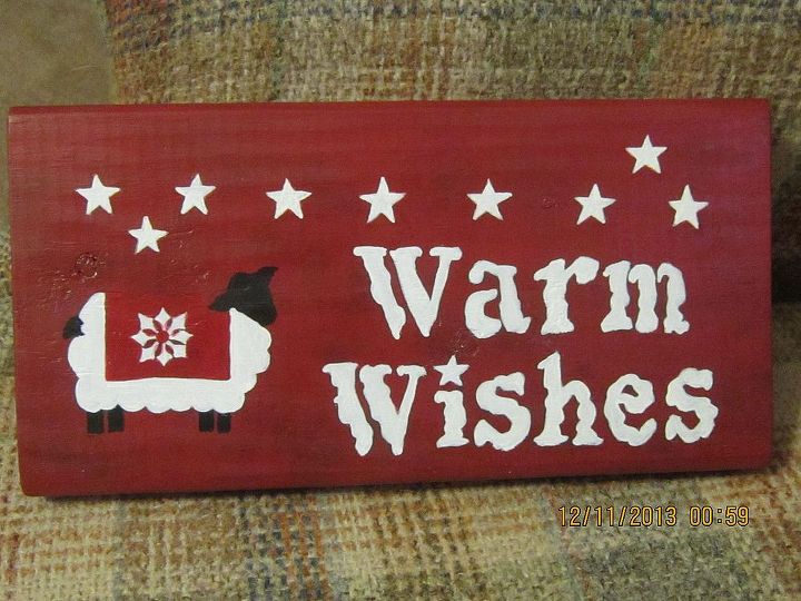 hand painted christmas decorations signs, christmas decorations, crafts, seasonal holiday decor