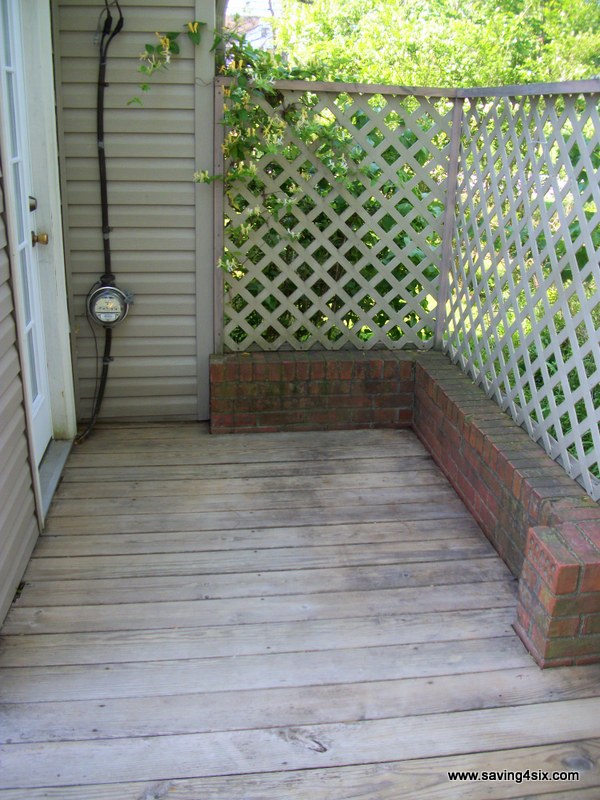 cmo limpiar una terraza, La soluci n de limpieza blanque la madera pero planeamos cubrirla con tinte de todas formas