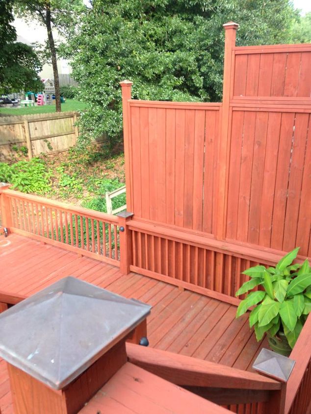 goodwood an epic renovation, diy renovations projects, remodeling, The two level back deck is 7 x 12 and 16 x 20 respectively Stained redwood and complete with banana plants