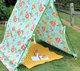 simple diy tent, crafts, outdoor living