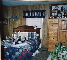 makeover of a mobile home photo heavy post, diy, doors, home decor, and more brown bedroom before