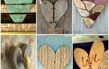 Valentine Hearts - Reclaimed Wood