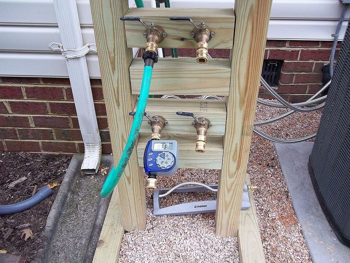 Hose Reel Solution For Yard And Garden Outdoor Faucet Extension