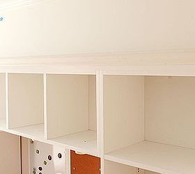 add crown to plain bookcases, home decor, painted furniture, woodworking projects
