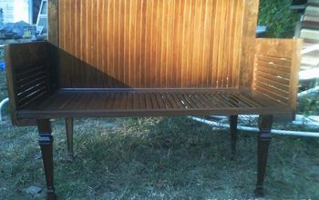 Repurposed Old Door And Bench To Garden Workbench Hometalk