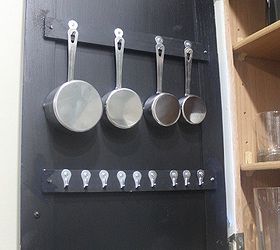 this trick will keep your measuring spoons organized for, chalk paint, chalkboard paint, kitchen cabinets, kitchen design, organizing