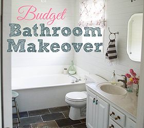 completed bathroom budget makeover, bathroom ideas, home decor