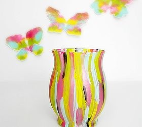 fashion designer inspired spring vase, crafts, painting, seasonal holiday decor, The vase looks lovely empty or full of Spring blooms