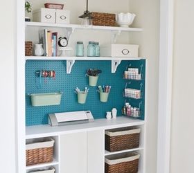 craft closet makeover, cleaning tips, closet, craft rooms, home office, After