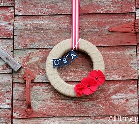 diy memorial day wreath, crafts, seasonal holiday decor, wreaths