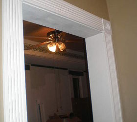 guest bathroom, bathroom, remodeling, doorway trim