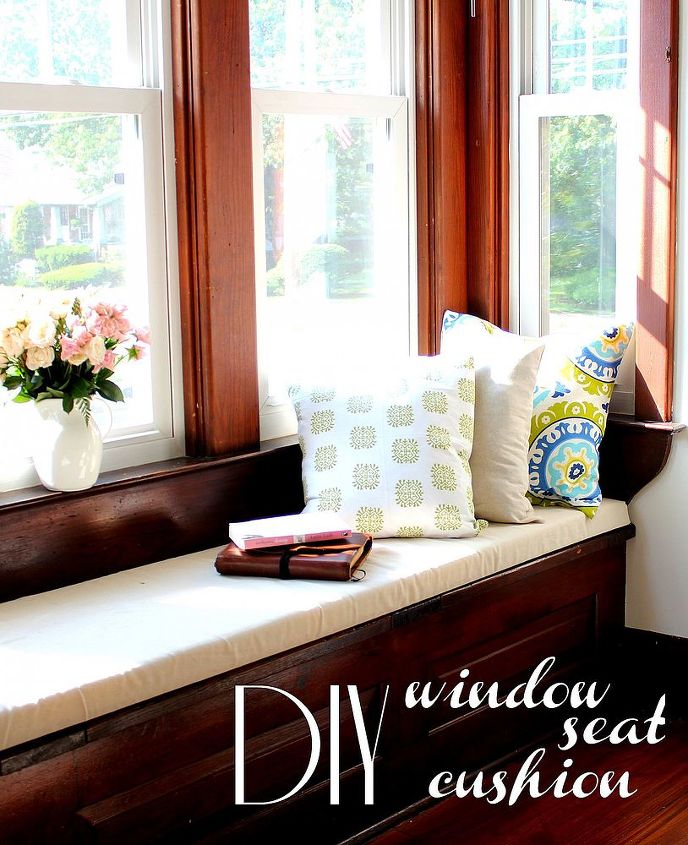 diy window seat cushion, diy, home decor, how to, windows, I anticipate we ll have lots of reading time baby snuggles on this window seat