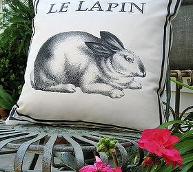 my ballard inspired french bunny pillow including free graphic, crafts, seasonal holiday decor, So versatile it s not just for spring