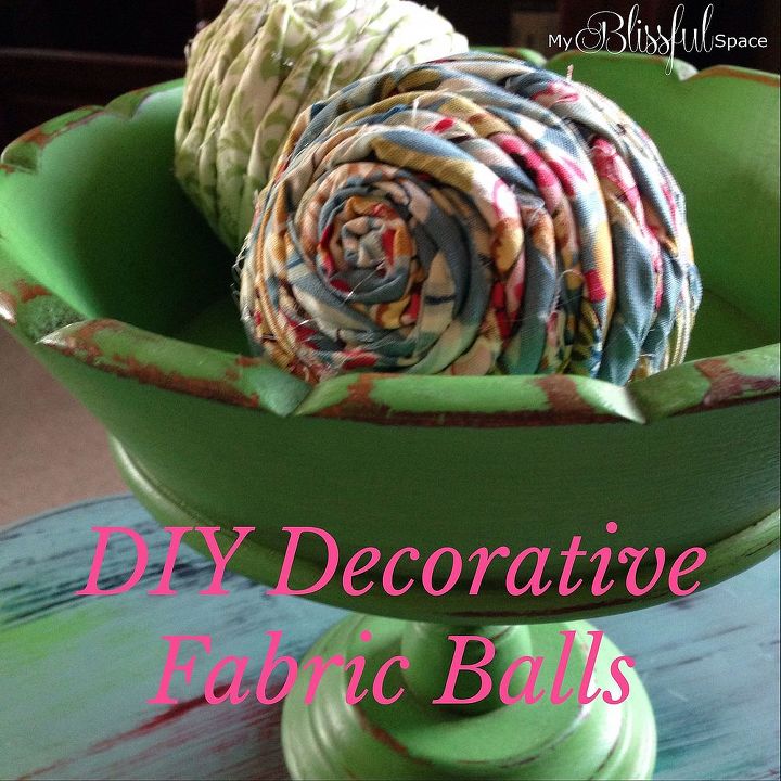 diy decorative fabric balls, crafts