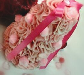 easy felt valentine tree tutorial, crafts, seasonal holiday decor, valentines day ideas, Pink Valentine Tutorial