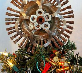 the man tree, christmas decorations, seasonal holiday decor, Industrial Tree Topper