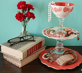 diy project turn dinnerware into a jewelry tray, crafts, repurposing upcycling
