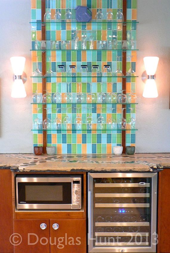 a new kitchen inspired by an ad from 1959, home decor, kitchen design, The tile is a custom blend from Clayhaus Ceramics
