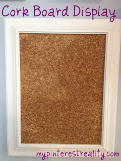 custom cork boards, crafts, Switch out the glass for the cork you cut to size