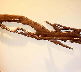 sculpture born from necessity, diy, fireplaces mantels, home decor, stairs, woodworking projects, Carved walnut handrail detail 3