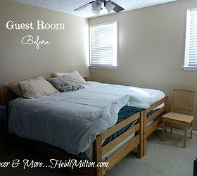guest room reveal everything but the drapes, bedroom ideas, home decor, Before