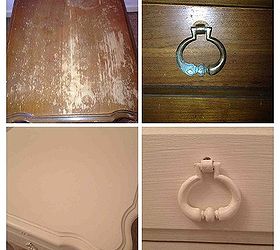 antique end tables before after, chalk paint, painted furniture