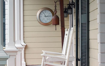How To Hang An Outdoor Clock On Your Front Porch