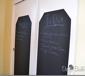 chalkboard closet doors use to organize your schedule, chalkboard paint, closet, organizing, painting, Use Your Chalkboard Closet Doors to Plan Your Schedules To Do Lists and Keep Your On Track