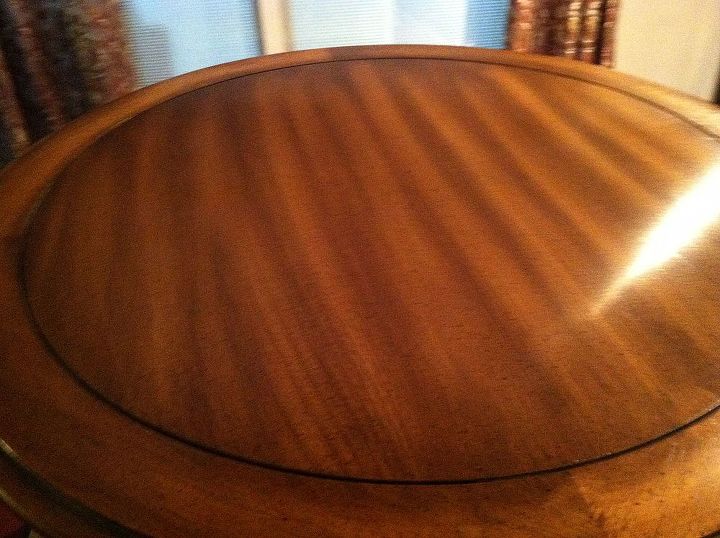 i just bought this barrel end table from craigs list, top of tble