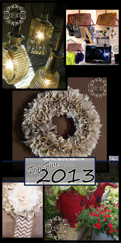 top five most popular posts of 2013, crafts, home decor, wreaths, Top five posts of 2013 According to my readers