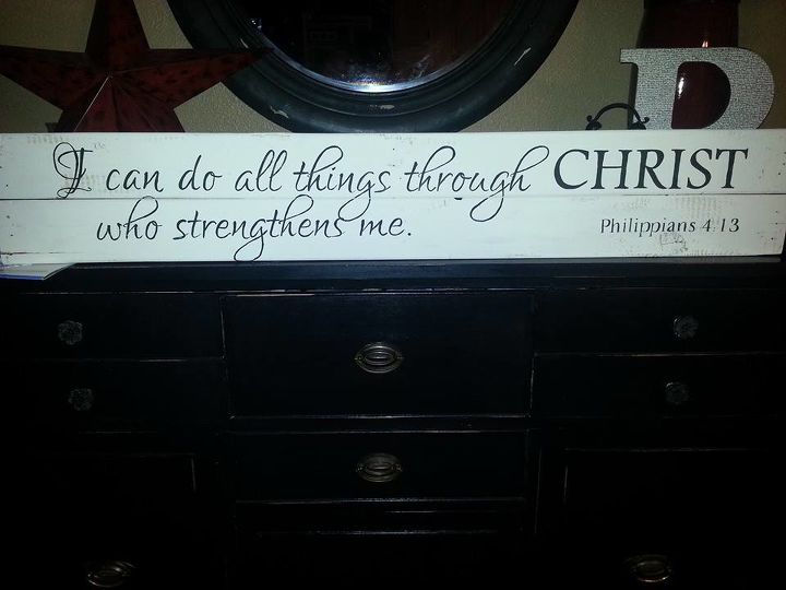 pallet signs, diy, home decor, painted furniture, pallet, repurposing upcycling, woodworking projects, Favorite Bible quote of all time