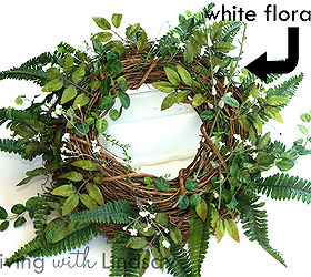 diy interchangeable wreath, christmas decorations, crafts, seasonal holiday decor, wreaths, Add in some small florals as filler