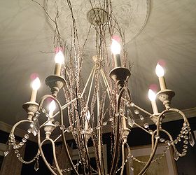 Winter Branches Chandelier for the Holidays or Seasonal Bling!