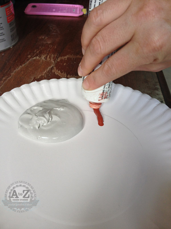 repairing filling missing or damaged veneer, Bondo is a two part mix but it s really quick and easy to do