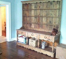 farmhouse chic welsh dresser makeover, painted furniture, woodworking projects