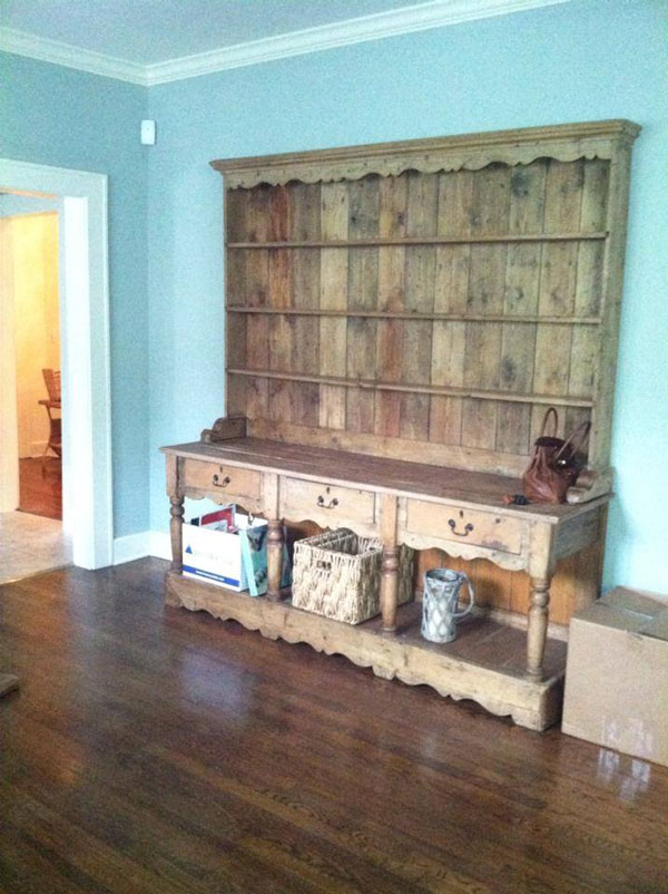 farmhouse chic welsh dresser makeover, painted furniture, woodworking projects