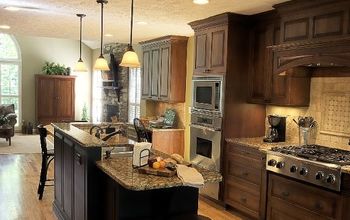 Here is a recent galley kitchen renovation ... including a custom island and tile backsplash.