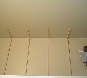 storage in small half bathroom, bathroom ideas, diy, how to, shelving ideas, storage ideas, urban living, We began by making wooden braces nailing them into the wall