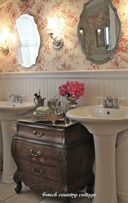 french cottage bathroom before amp after, bathroom ideas, home decor, home improvement