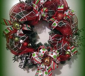 mesh wreath tutorial, crafts, seasonal holiday decor, wreaths