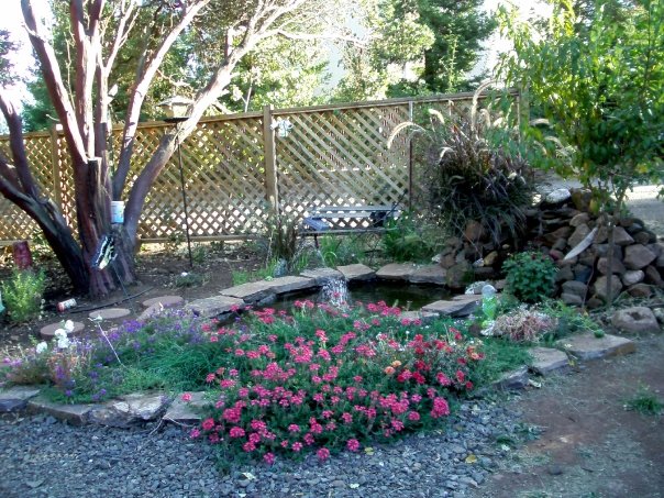 pond and garden, crafts, outdoor living, tiling