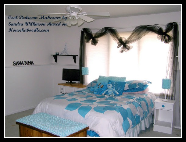 a cool girls bedroom, bedroom ideas, home decor, The almost completed bedroom makeover Sandra is still going to make a headboard