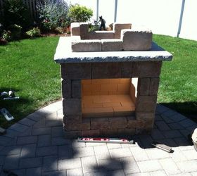 hardscapes, landscape, outdoor furniture, outdoor living, base for custom outdoor fireplace